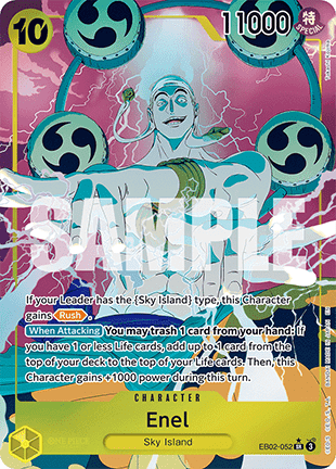 Enel (EB02-052) (V.2) EB02 Alternate Art Near Mint Englisch