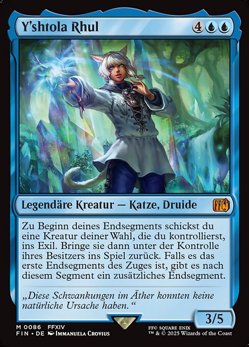 Y'shtola Rhul FIN-86 Mythic Near Mint Deutsch