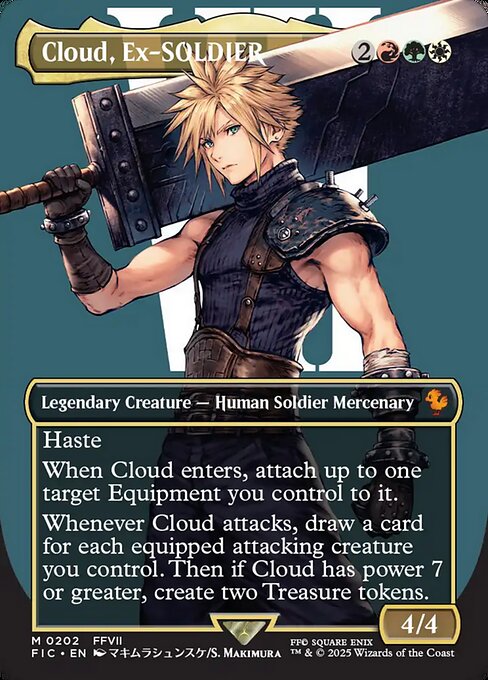 Cloud, Ex-SOLDIER XFIC-202 Mythic Near Mint Englisch Foil