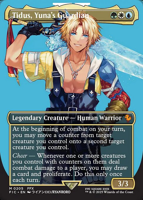 Tidus, Yuna's Guardian (V.2) XFIC-205 Mythic Near Mint Englisch