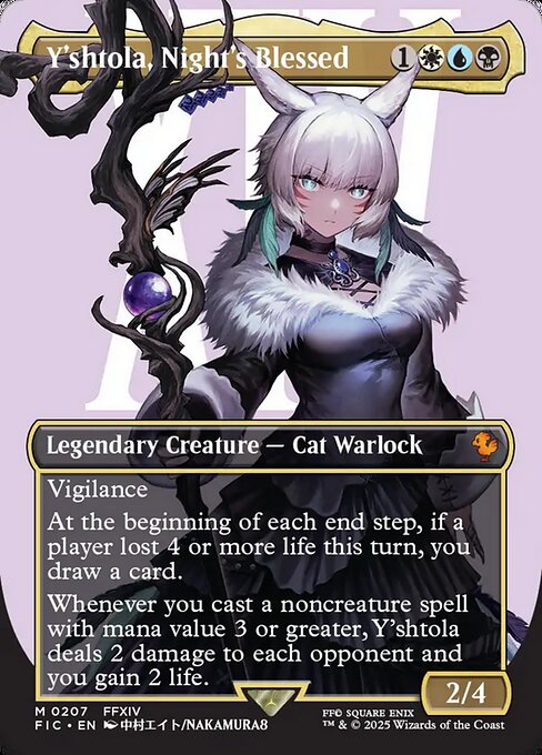 Y'shtola, Night's Blessed XFIC-207 Mythic Near Mint Englisch