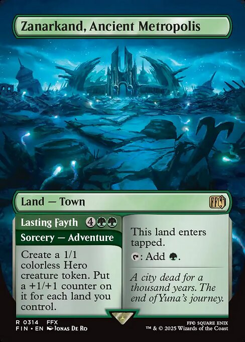 Zanarkand, Ancient Metropolis // Lasting Fayth XFIN-314 Rare Near Mint Englisch