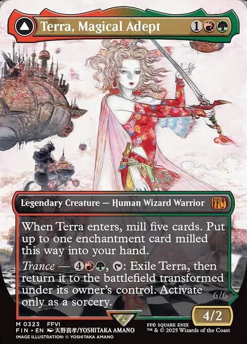 Terra, Magical Adept // Esper Terra (V.1) XFIN-323 Mythic Near Mint Englisch