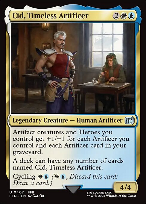 Cid, Timeless Artificer XFIN-407 Uncommon Near Mint Englisch