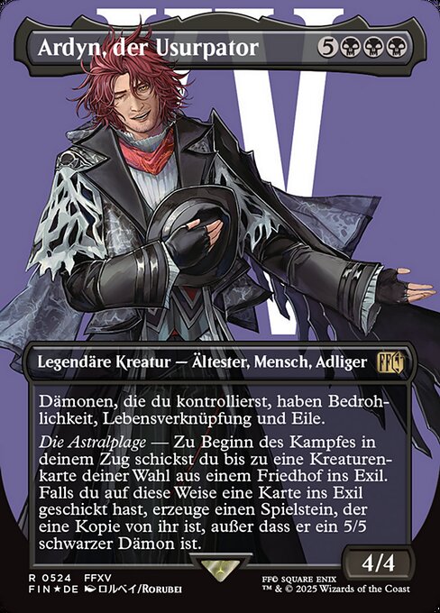Ardyn, der Usurpator XFIN-524 Rare Near Mint Deutsch Foil