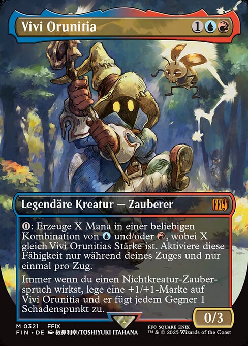 Vivi Orunitia XFIN-321 Mythic Near Mint Deutsch Foil