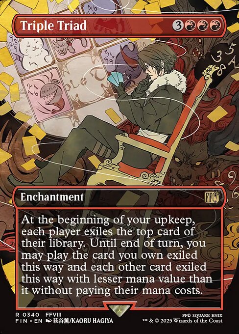 Triple Triad XFIN-340 Rare Excellent Englisch Foil