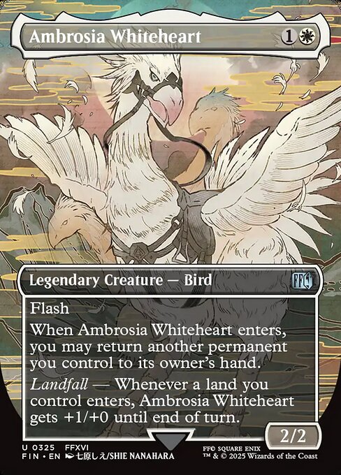Ambrosia Whiteheart XFIN-325 Uncommon Near Mint Englisch Foil