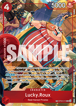 Lucky.Roux (OP09-015) OP11 Treasure Rare Near Mint Englisch