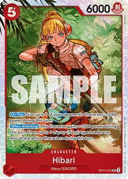 Hibari (OP11-010) (V.1) OP11 Super Rare Near Mint Englisch