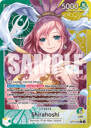 Shirahoshi (OP11-022) (V.2) OP11 Alternate Art Excellent Englisch