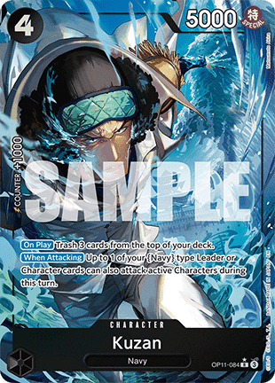 Kuzan (OP11-084) (V.2) OP11 Alternate Art Played Englisch