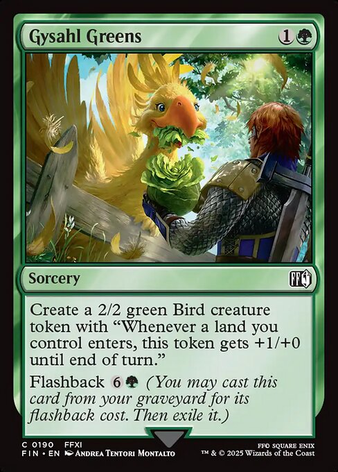 Gysahl Greens FIN-190 Common Near Mint Englisch Foil