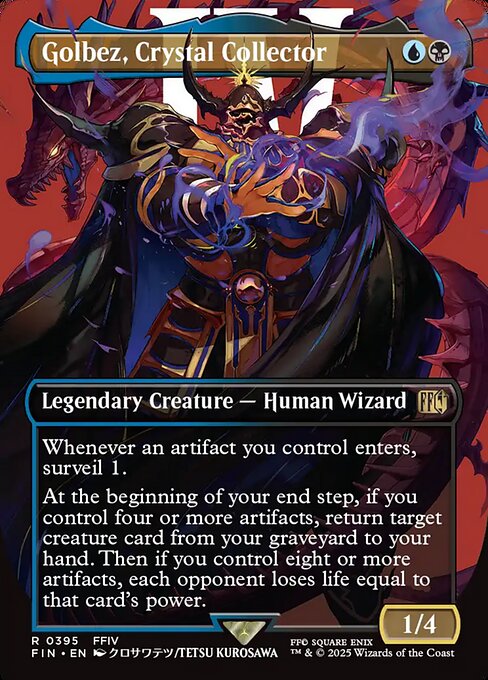 Golbez, Crystal Collector (V.1) XFIN-395 Rare Good Englisch Foil
