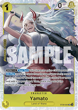 Yamato (ST28-005) ST-28 Super Rare Near Mint Englisch