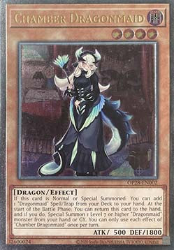 Kammer-Drachenmädchen OP28-DE002 Ultimate Rare Near Mint Deutsch