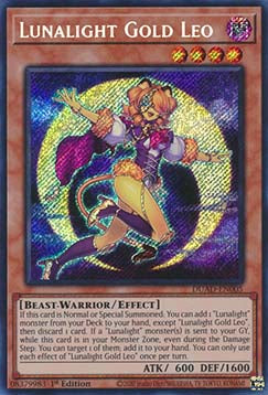 Lunalight Gold Leo (V.1) DUAD-EN005 Secret Rare Excellent Englisch 1. Auflage