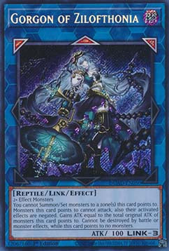 Gorgon von Zilofthonia DUAD-DE050 Secret Rare Excellent Deutsch 1. Auflage