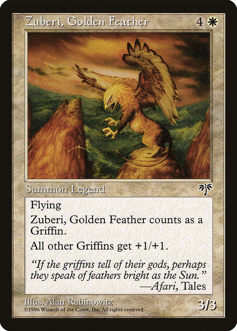 Zuberi, Golden Feather MIR- Rare Good Englisch