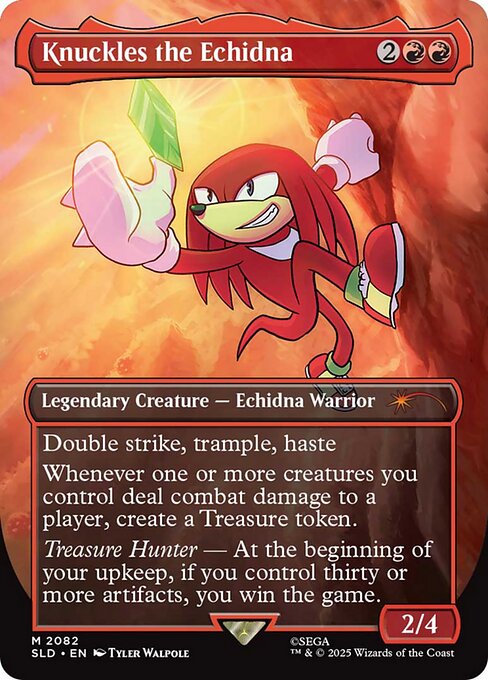 Knuckles the Echidna SLDTS-2082 Mythic Near Mint Englisch