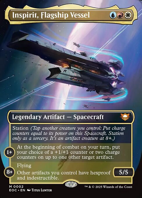 Inspirit, Flagship Vessel EOC-2 Mythic Excellent Englisch Foil
