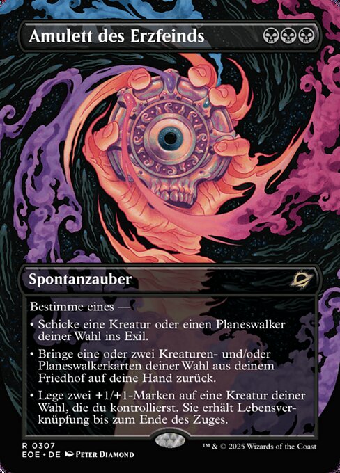 Amulett des Erzfeinds XEOE-307 Rare Near Mint Deutsch Foil
