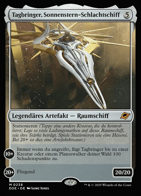 Tagbringer, Sonnenstern-Schlachtschiff EOE-238 Mythic Near Mint Deutsch