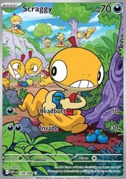Scraggy WHT-138 Illustration Rare Near Mint Englisch