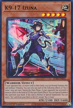 K9-17 Izuna (V.1) JUSH-031 Ultra Rare Excellent Deutsch 1. Auflage