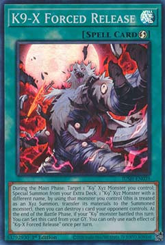 K9-X Erzwungene Befreiung JUSH-039 Super Rare Excellent Deutsch 1. Auflage