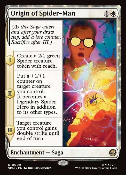 Origin of Spider-Man SPM-9 Rare Near Mint Englisch