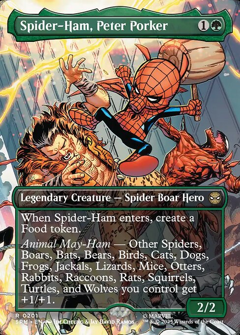Spider-Ham, Peter Porker XSPM-201 Rare Near Mint Englisch