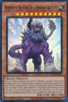 Behemoth, der König der Hundert Schlachten (V.2) JUSH-050 Super Rare Near Mint Deutsch 1. Auflage