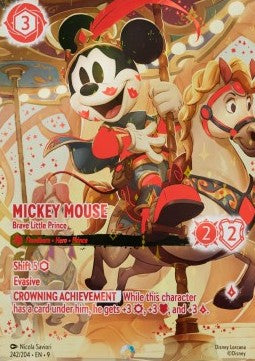 Micky Maus - Tapferer Kleiner Prinz 9FAB-242 Iconic Near Mint Deutsch Foil