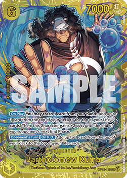 Bartholomew Kuma (OP12-119) (V.1) OP12 Secret Rare Near Mint Englisch