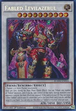 Sagenhafter Levilazebul BLMM-014 Secret Rare Near Mint Deutsch 1. Auflage