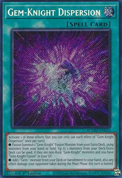Gem-Knight Dispersion BLMM-023 Secret Rare Excellent Englisch 1. Auflage