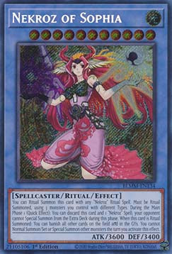 Nekroz von Sophia BLMM-134 Secret Rare Near Mint Deutsch 1. Auflage