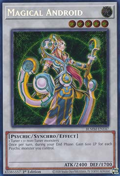Magischer Android BLMM-DE147 Secret Rare Excellent Deutsch 1. Auflage