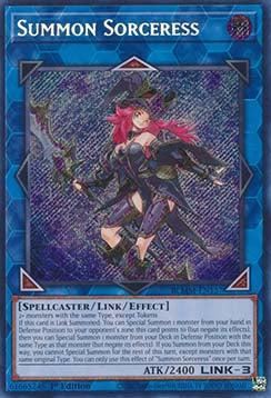 Beschwörungszauberin BLMM-DE157 Secret Rare Excellent Deutsch 1. Auflage