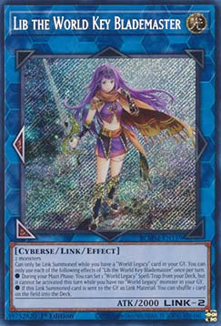 Lib die Weltschlüssel-Klingenmeisterin BLMM-DE159 Secret Rare Excellent Deutsch 1. Auflage