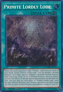 Primite Lordly Lode BLMM-172 Secret Rare Excellent Englisch 1. Auflage