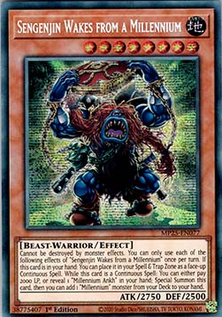 Sengenjin erwacht nach einem Millennium MP25-077 Secret Rare Excellent Deutsch 1. Auflage