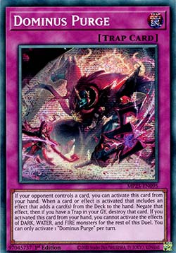 Dominus-Säuberung MP25-DE095 Secret Rare Played Deutsch 1. Auflage