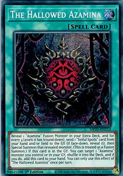 Die geheiligte Azamina MP25-112 Secret Rare Excellent Deutsch 1. Auflage