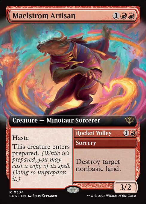 Maelstrom Artisan // Rocket Volley - Back Face
