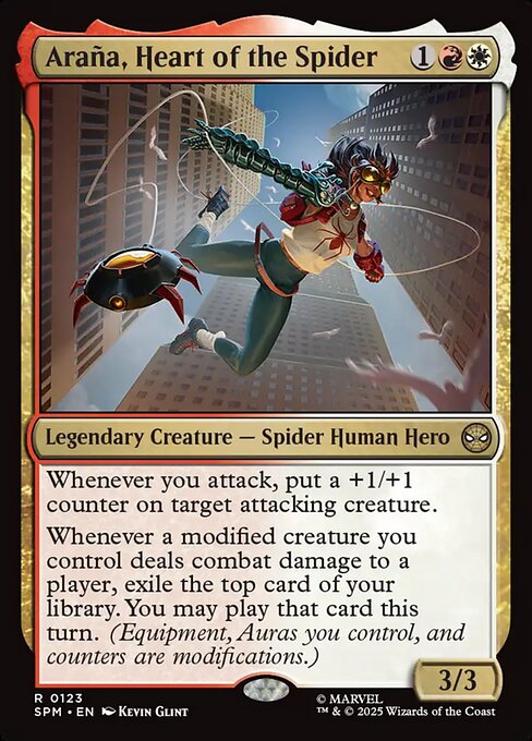 Araña, Heart of the Spider SPM-123 Rare Near Mint Englisch Foil