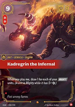 Kadregrin the Infernal OGN-038 Epic Near Mint Englisch Foil