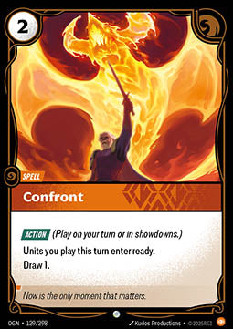 Confront OGN-129 Common Near Mint Englisch