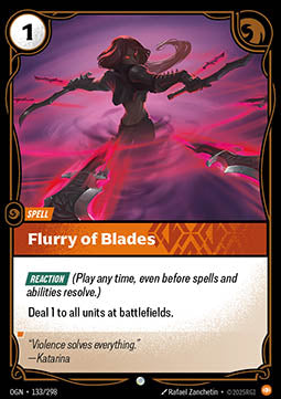 Flurry of Blades OGN-133 Common Near Mint Englisch